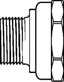 Pomp aansluiting 1.1/2x3/4" (Grundfos)